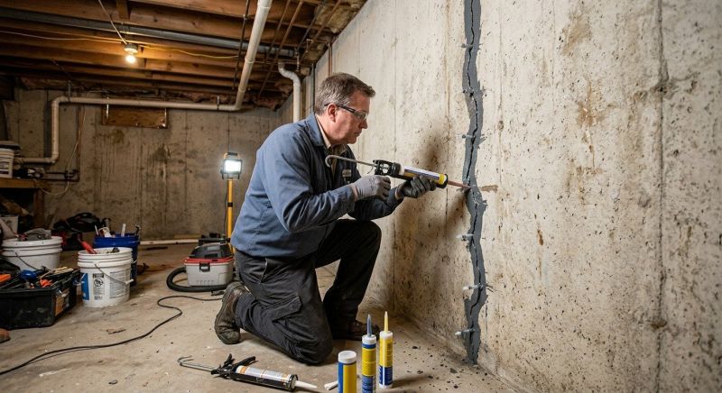 Basement Crack Repair in Titusville, FL