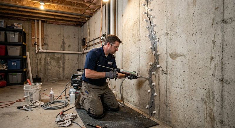 Basement Crack Repair in Titusville, FL