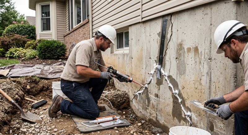 Cracked Foundation Repair in Titusville, FL