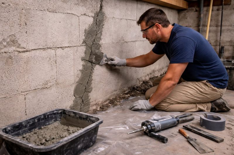 Foundation Crack Repair in Mims, FL