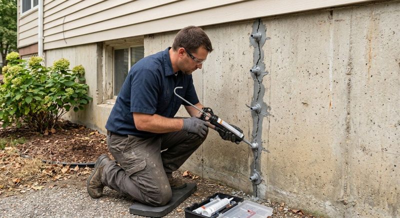 Foundation Crack Sealing in Titusville, FL