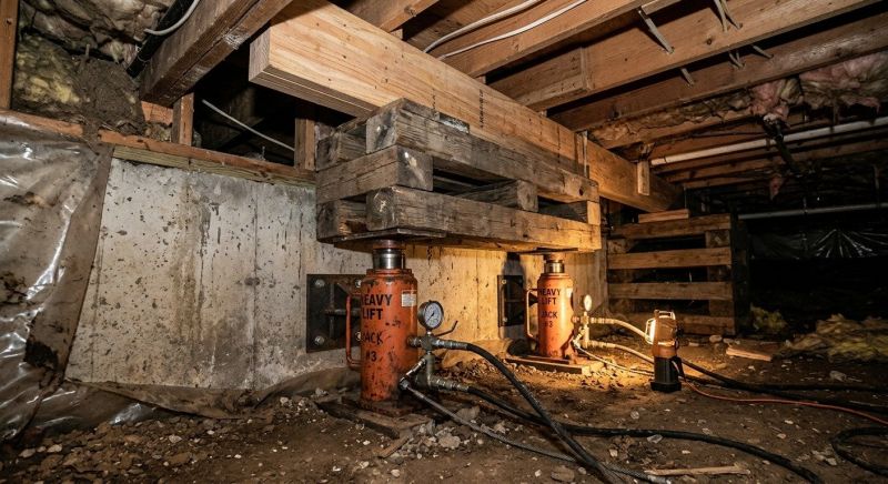 Foundation Jacking in Cocoa Beach, FL