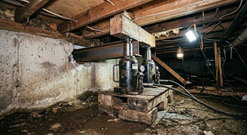 Foundation Jacking in Cocoa Beach, FL