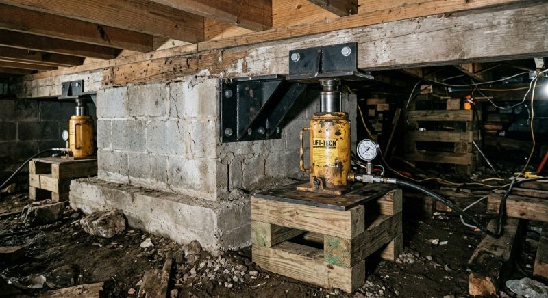 Foundation Jacking in Cocoa, FL