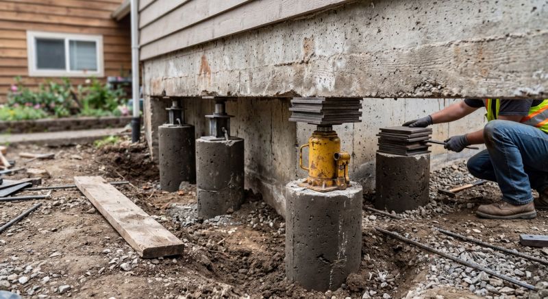 Foundation Pier Leveling in Titusville, FL