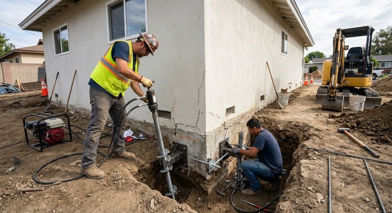 Foundation Stabilizing in Cocoa Beach, FL