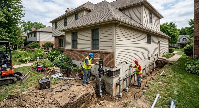 Helical Piers Installation in Titusville, FL