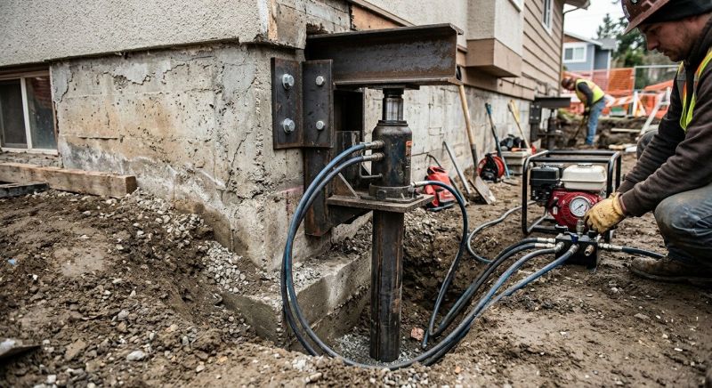 Sinking Foundation Lifting in Titusville, FL