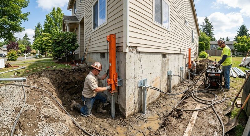 Sinking Foundation Repair in Merritt Island, FL